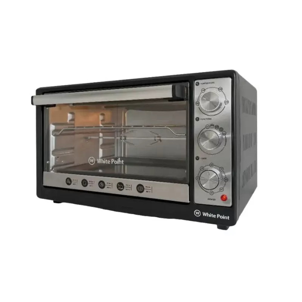 White Point Oven 48 Liters 2000 Watt Black x Silver WPEO48GBKA. White Point Oven 48 Liters 2000 Watt Black x Silver WPEO48GBKA.